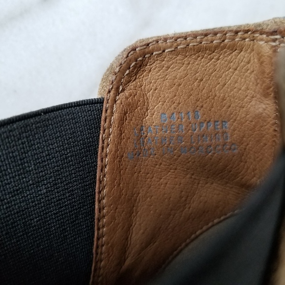 J.CREW Low Suede Pull On Boots Ankle Chelsea - Picture 7 of 8